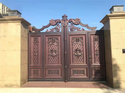 北京铝艺门加工 匠心工艺铸就古典与科技的完美融合